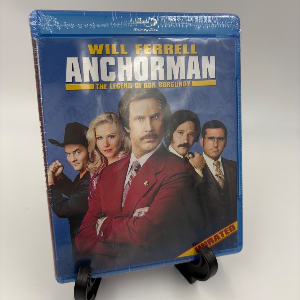 Paramount Anchorman Blu-ray Movie New Unrated‎ Sealed
